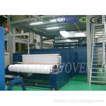 Double beams Spunbond Non Woven Fabric Making Machine 1600m